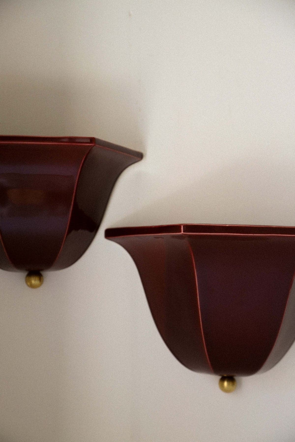 Maeve Sconce in Garnet -garnet