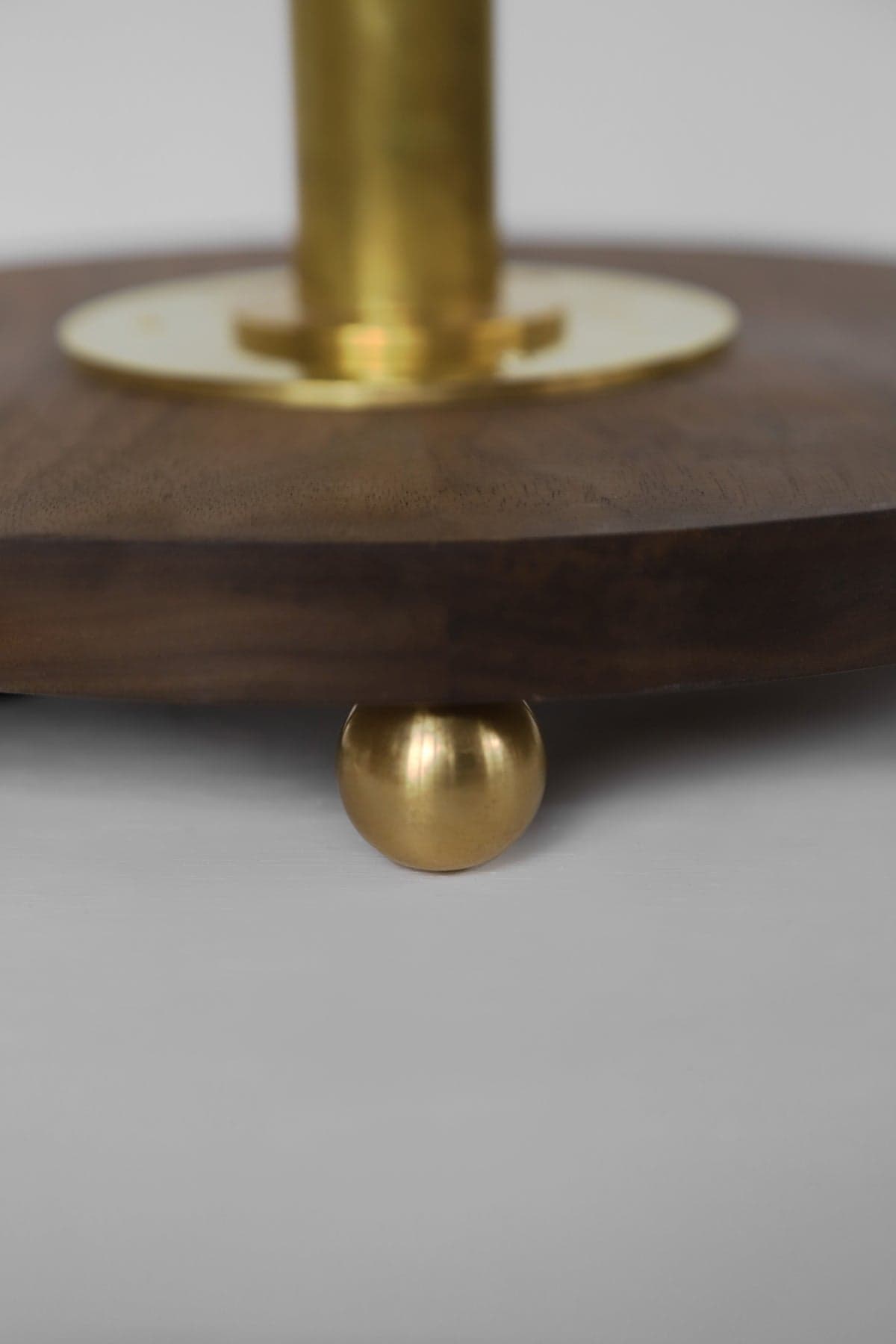 Willow Table Lamp in cream & chocolate -cream & chcoolate
